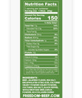 Jalapeño beef stick nutrition facts: 150 calories, 12g protein, 0g sugar